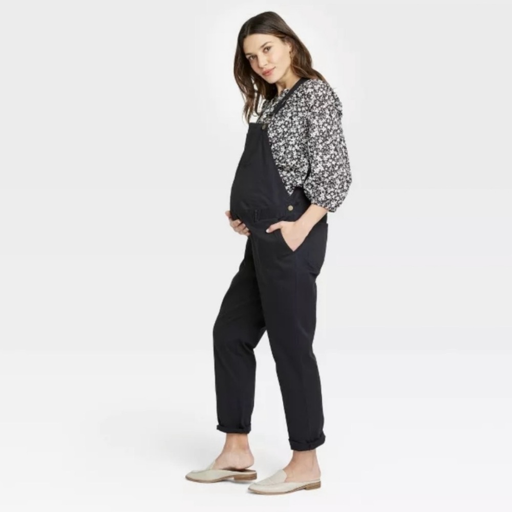 The Nines by HATCH Black Women Jeans Overalls